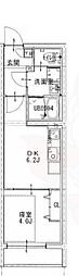 ARCA桂川 1DKの間取図画像
