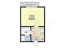 a&mCourtmomoyama 1Kの間取図画像