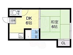 柴野荘 1階/-