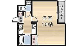 メゾンメロディア 1Kの間取図画像