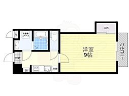 メゾンアロー 1Kの間取図画像