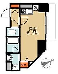 メインステージ川崎VIIIヴィアート 4階1Kの間取り