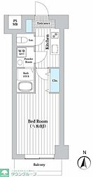 Mo・ai川崎西口 6階1Kの間取り