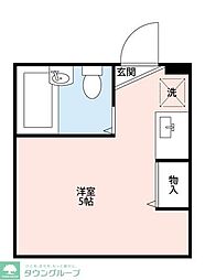 ライトマルシェ 3階ワンルームの間取り