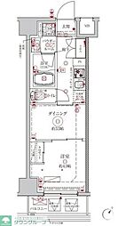 クレイシアIDZ川崎ザ・テラス 2Kの間取図画像