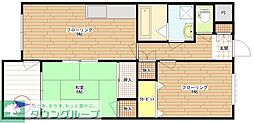 アーバン・ハーモニー本屋敷1番館 2LDKの間取図画像