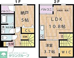 リュミエールI 1SLDKの間取図画像