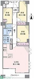 プレジデントステージ横濱鶴見 3LDKの間取図画像
