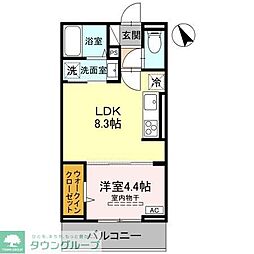 間取図画像 1LDK