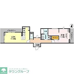 湘南新宿ライン宇須 土呂駅 徒歩7分の賃貸アパート 3階1LDKの間取り
