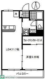 JR高崎線 桶川駅 徒歩12分の賃貸アパート 1階1LDKの間取り