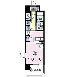 JR東北本線 白岡駅 徒歩9分の賃貸アパート 1階1Kの間取り