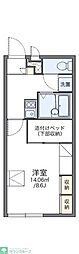 レオパレスグリーンパーク 1Kの間取図画像