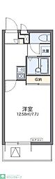レオパレスカンパネラ 1Kの間取図画像
