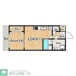 (仮称)ジーメゾン大宮大成町 1LDKの間取図画像