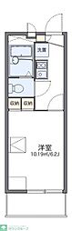 レオパレスアミー 1Kの間取図画像