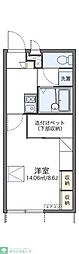 レオパレスリブェール2 1Kの間取図画像