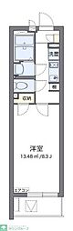 クレイノ陸王 1Kの間取図画像