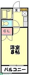 パークサイド小川1 1Kの間取図画像