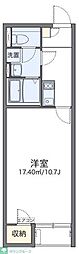 レオネクストヴィラージュ 1Kの間取図画像