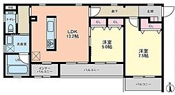 マイエス櫛引 1LDKの間取図画像