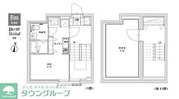 LEGALAND江古田 1階1Kの間取り