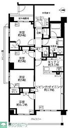ザ・パークハウス上石神井レジデンス 1階4LDKの間取り