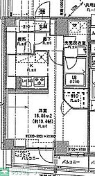 SYMPHONY FLAT 7階1Kの間取り