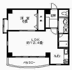 ストリートライフ 3階1LDKの間取り