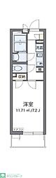 クレイノトルース　V 2階1Kの間取り