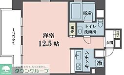 アムス四谷三丁目 1Kの間取図画像