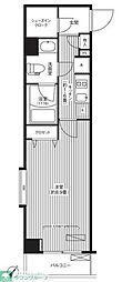 ステラメゾン荻窪 2階1Kの間取り