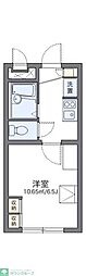 レオパレスユリパレス中野坂上 2階1Kの間取り
