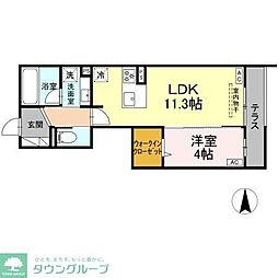 間取図画像 1LDK