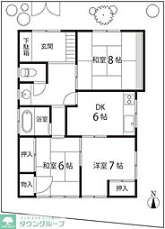 マニワマンション 3DKの間取図画像
