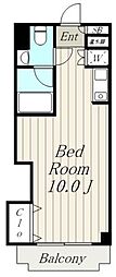 KRハウス ワンルームの間取図画像
