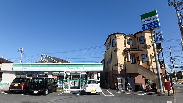 ファミリーマート習志野鷺沼店550m徒歩7分