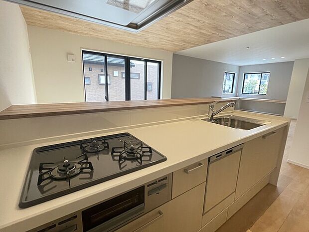 浄水器一体型水栓・家事の味方食洗機付きです