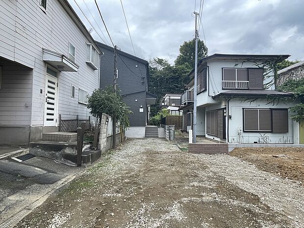 前面道路　　私道4.00ｍ