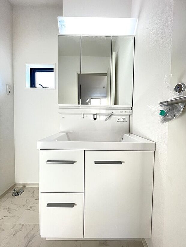 鏡裏にすっきり収納できるシャンプードレッサー