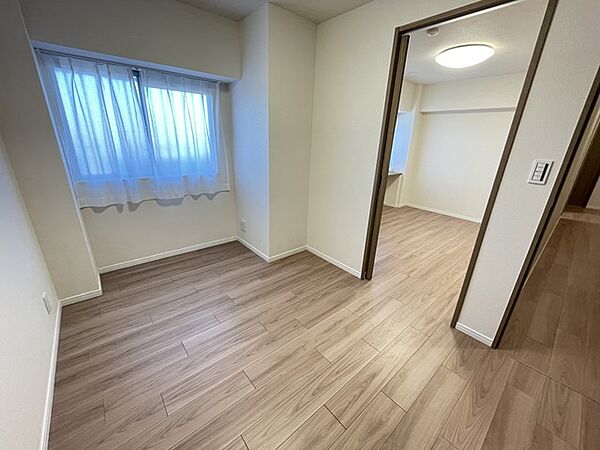 4.3帖洋室　4.6帖納戸続きます