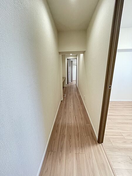 810号室と旧811号室をこちらの廊下で繋げました