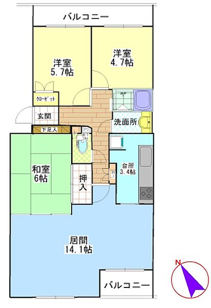 間取り：312001170194