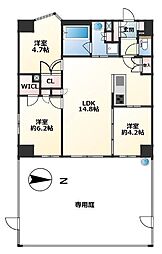 ウィルローズ稲毛 3LDKの間取図画像