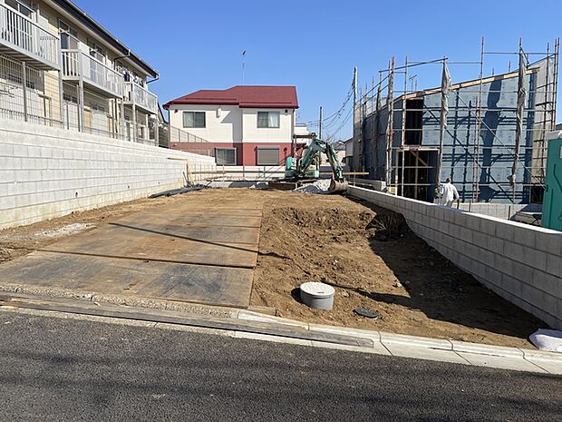 B号棟　敷地奥部分です
