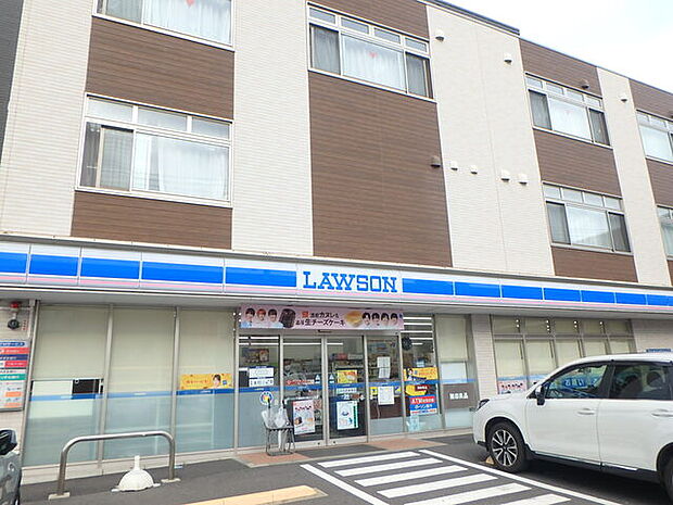 ローソン 千葉検見川町三丁目店350m徒歩5分