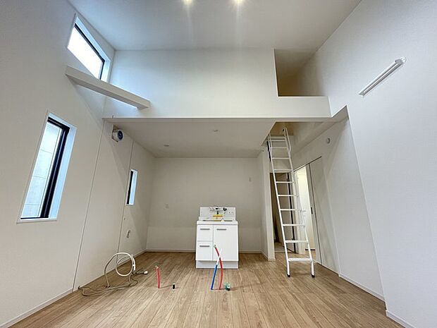 2号棟LDK ロフトのある間取りになります