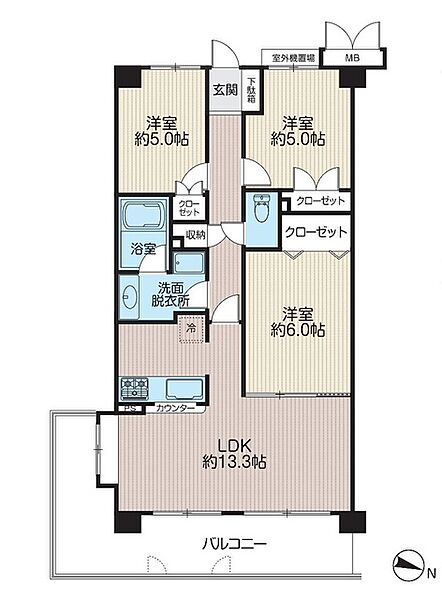 間取り：312001307764