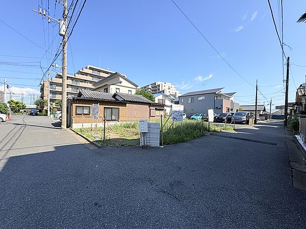 建設予定地　北西方向から撮影