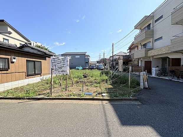 建設予定地　北方向から撮影